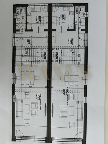 Duplex cu 4 camere cu Canalizare în Dâmbul Rotund