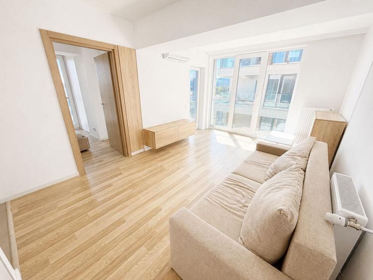 Apartament cu 2 camere semidecomandat, mobilat în Basarab