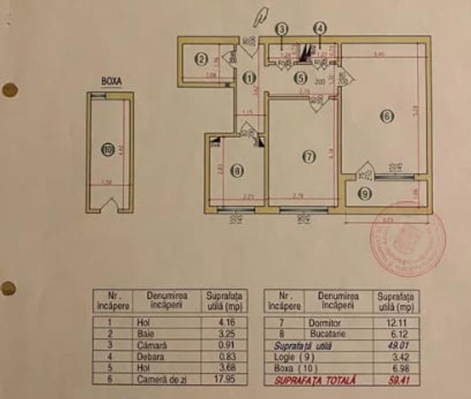 Apartament cu 2 camere decomandat în Nicolae Grigorescu