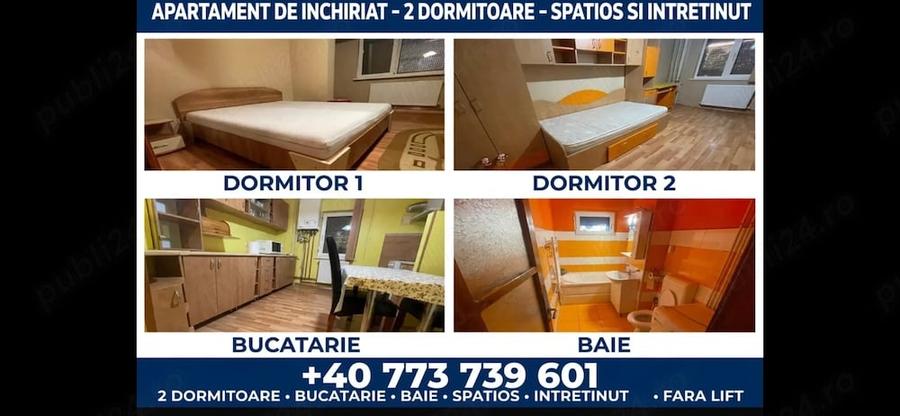 Apartament cu 2 camere semidecomandat în UMT