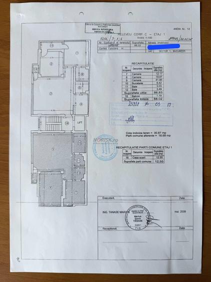 Apartament cu 3 camere decomandat, mobilat în Kiseleff