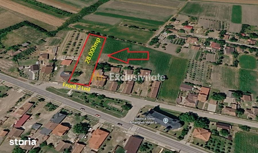 Teren de 2800 mp, în Doba