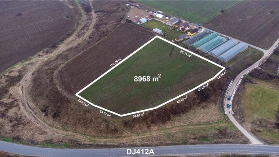 Teren de 8968 mp, în Varlaam