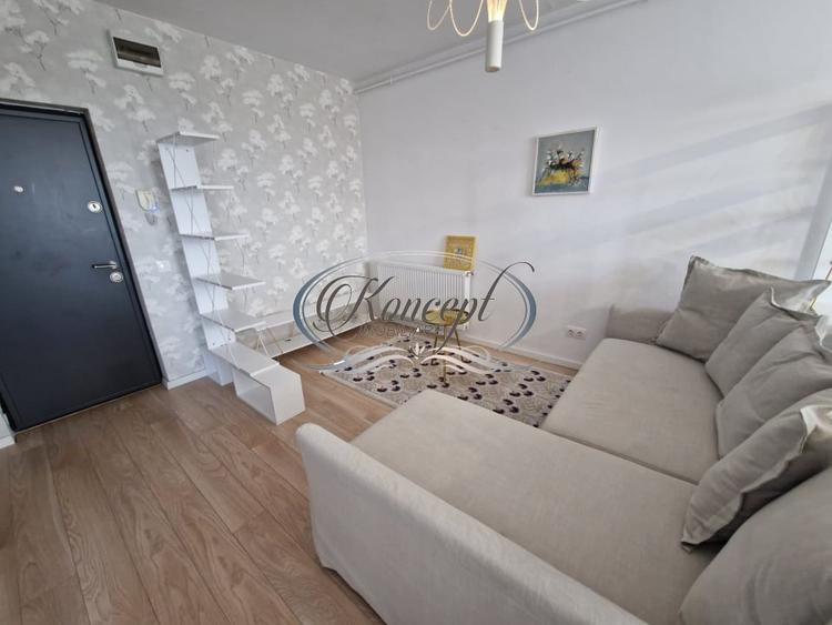 Apartament cu 2 camere semidecomandat, mobilat în Bună Ziua