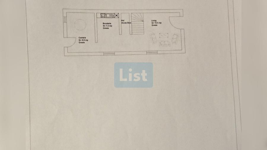 Casă cu 4 camere cu Teren 100 Mp în Central