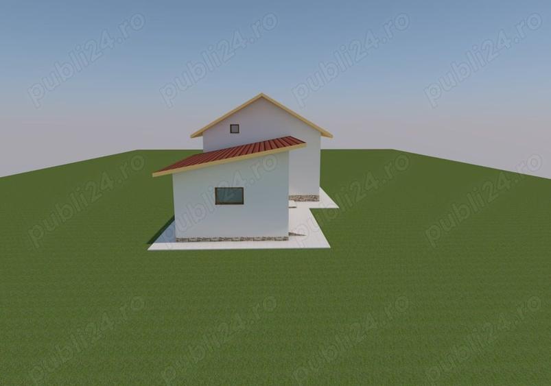 Casă cu 3 camere cu Teren 403 Mp în Roman