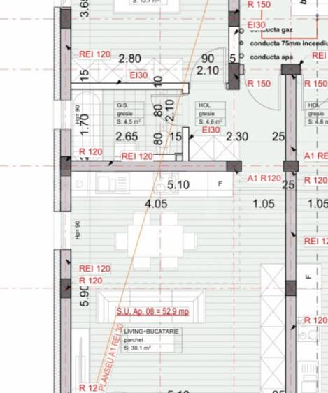 Apartament cu 2 camere decomandat în Giroc