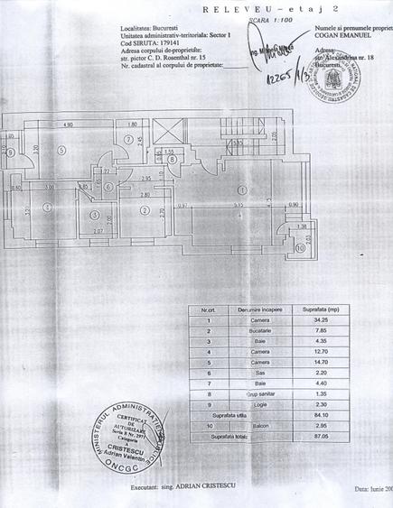 Apartament cu 3 camere, mobilat în Primăverii