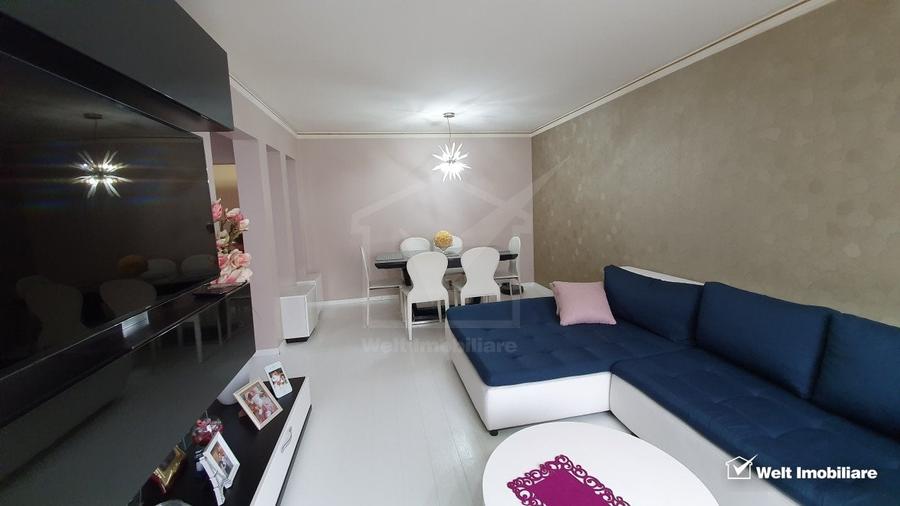 Apartament cu 4 camere semidecomandat, mobilat în Mărăști