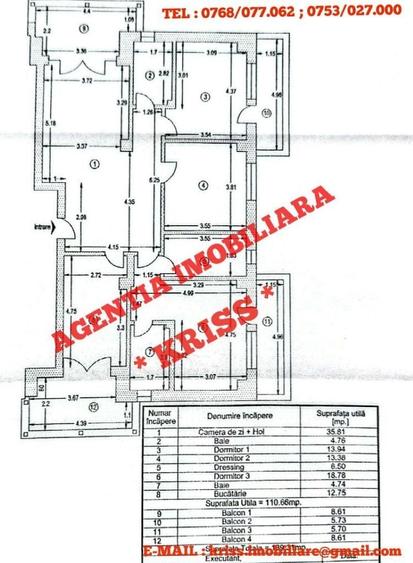Apartament cu 4 camere decomandat în Trivale