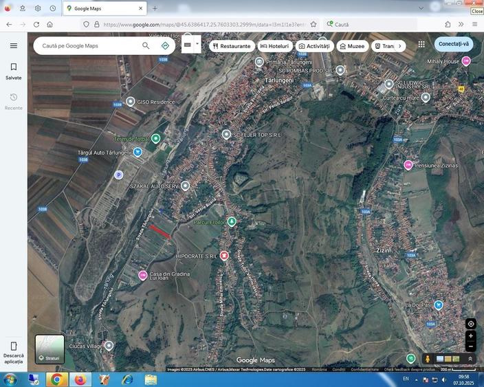Teren de 1900 mp, în Tărlungeni