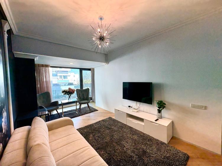 Apartament cu 2 camere semidecomandat, mobilat în Pipera — fotografia 2