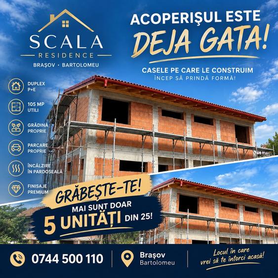 Casă cu 4 camere cu Teren 295 Mp în Central