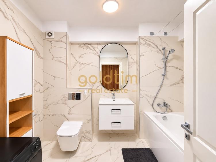 Apartament cu 2 camere semidecomandat, mobilat în Pipera