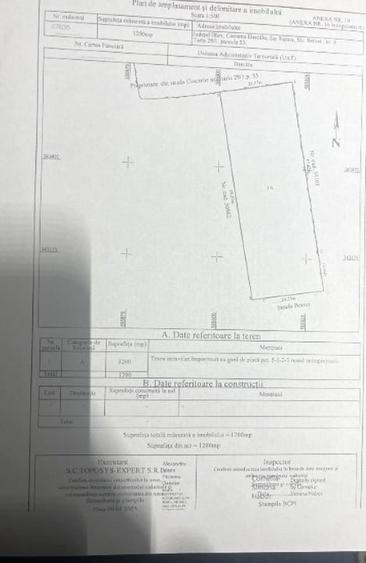 Teren Construcții intravilan de 800 mp, în Runcu