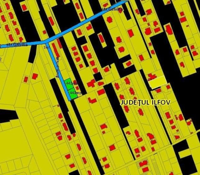 Teren Construcții intravilan de 1252 mp, în Odăi