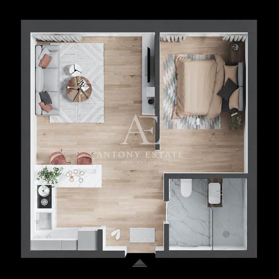 Apartament cu 2 camere decomandat în Calea Aradului