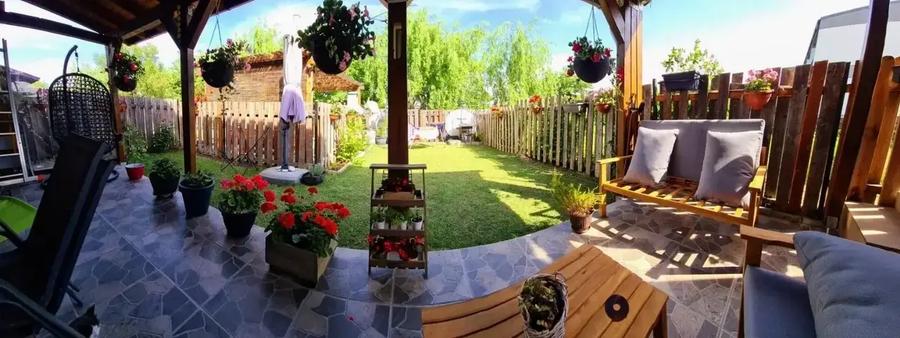 Apartament cu 3 camere semidecomandat, mobilat în Tunari
