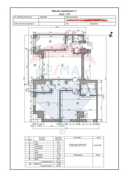 Apartament cu 3 camere semidecomandat, mobilat în Aviației