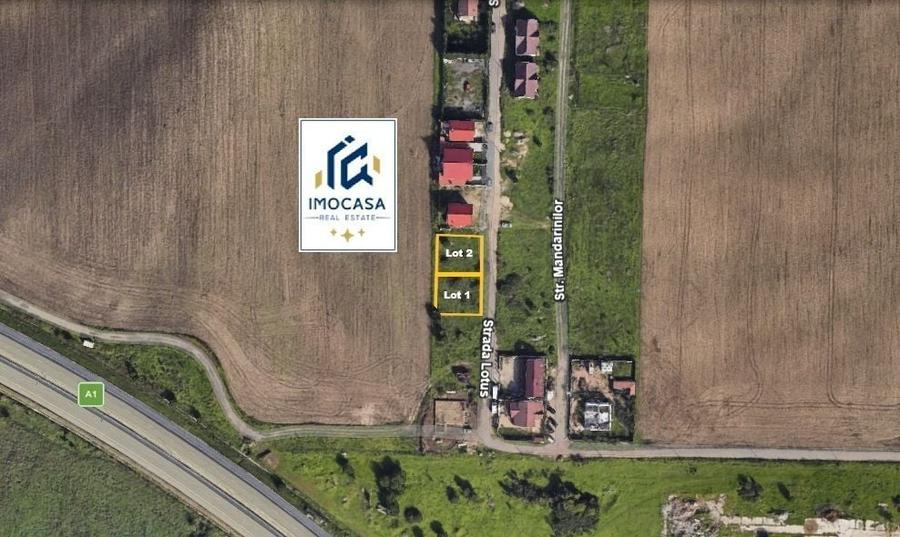 Teren Construcții intravilan de 446 mp, în Bujac