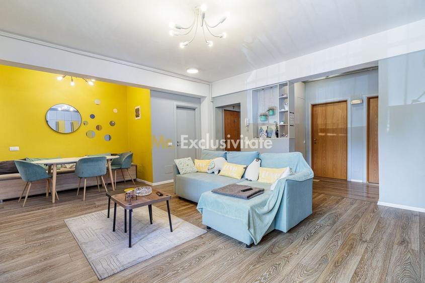 Apartament cu 4 camere semidecomandat, mobilat în Tineretului