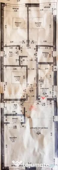 Apartament cu 4 camere semidecomandat în Mărăști