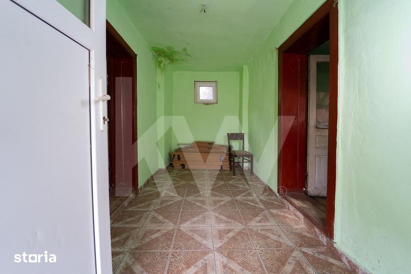 Casă cu 2 camere cu Teren 405 Mp în Central
