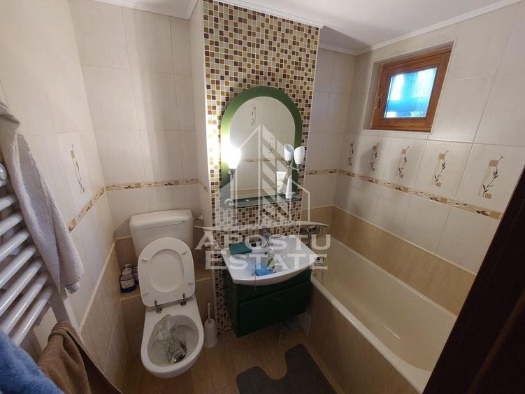 Apartament cu 2 camere semidecomandat, mobilat în Șagului