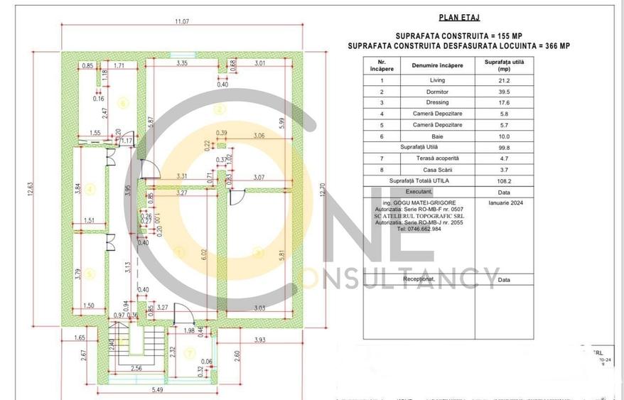 Casă individuală cu 7 camere cu Canalizare în Ostratu