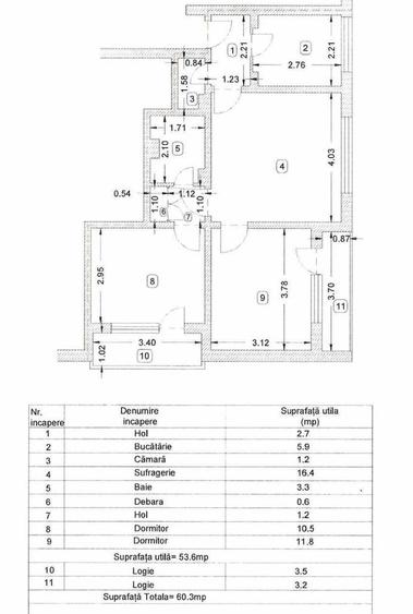 Apartament 3 camere, Andrei Mureseanu (ID:T531) - 6
