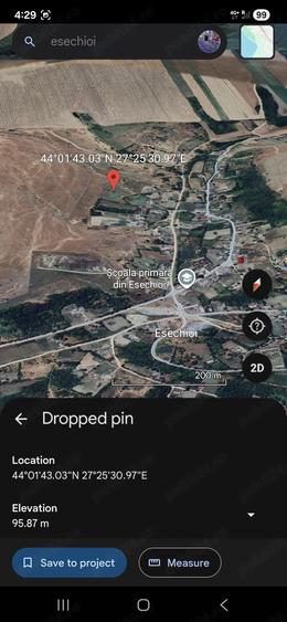 Teren de 7200 mp, în Esechioi