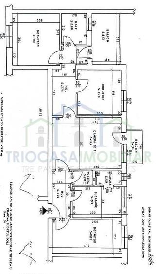 Apartament cu 4 camere în Central