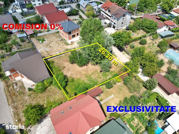 Teren intravilan 913 mp, zona Cristal Pitesti | Deschidere 26m - 3