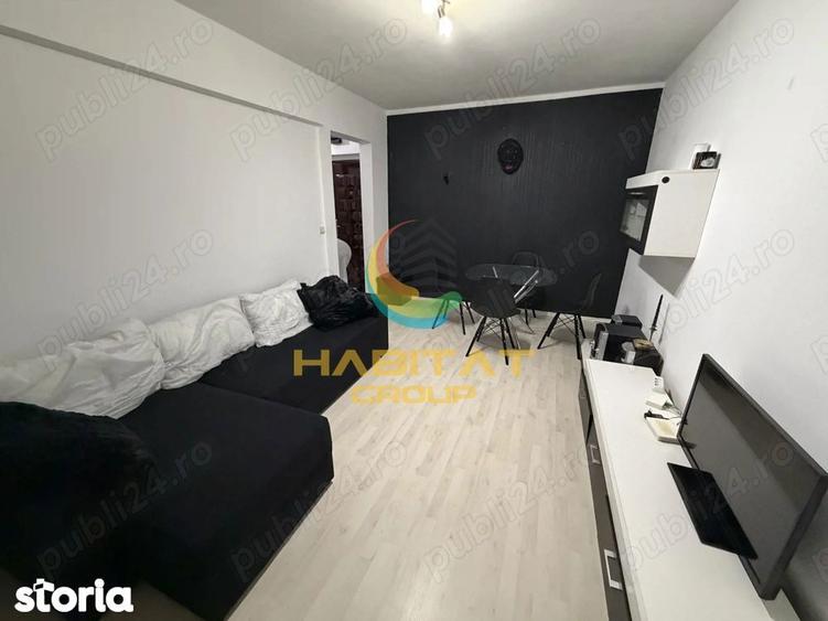 Apartament cu 3 camere decomandat, mobilat în Progresul