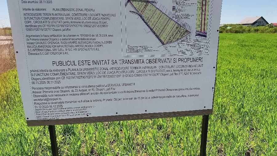 Teren de 700 mp, în Odăile