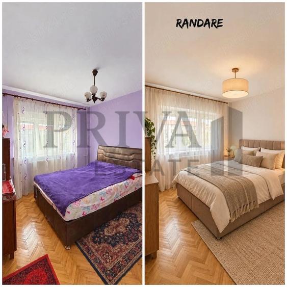 Apartament cu 3 camere decomandat, mobilat în Lipovei