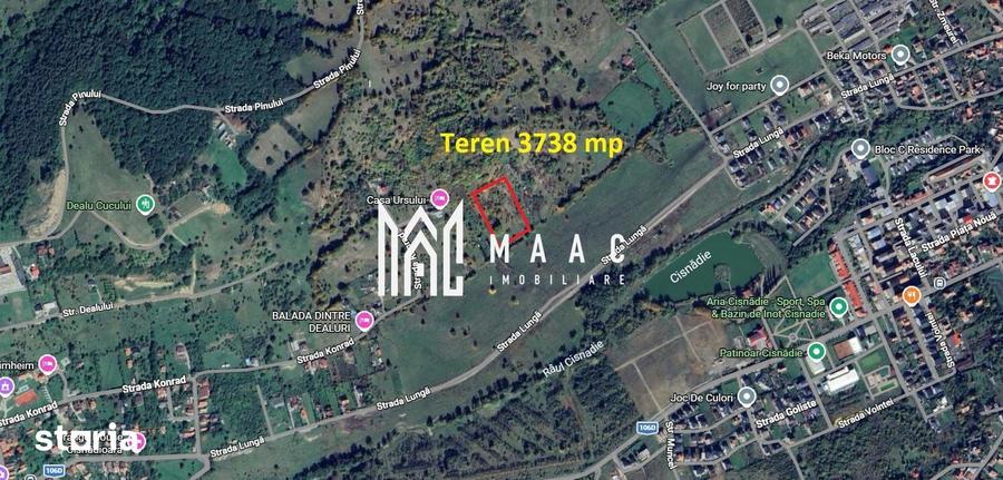 Teren de 3738 mp, în Central