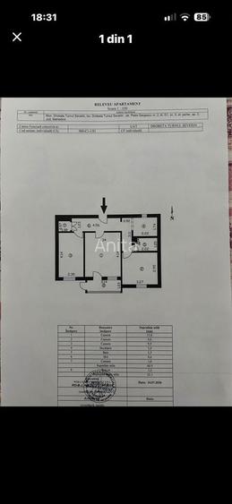 Apartament cu 3 camere decomandat în Central