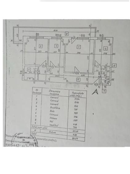 Apartament cu 3 camere semidecomandat, mobilat în Titulescu