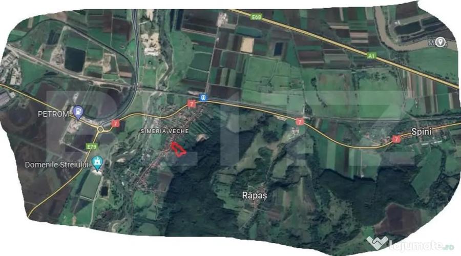 Teren intravilan de vanzare, 3.317 mp, zona Simeria Veche - 2