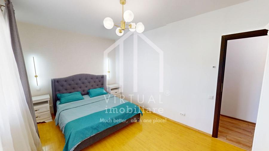 Apartament cu 3 camere decomandat, mobilat în Hipodrom 3