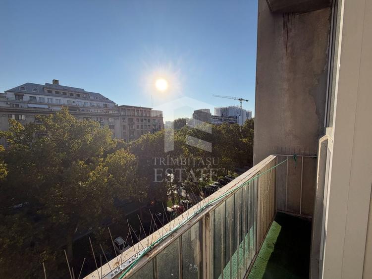 Apartament cu 2 camere circular, mobilat în Magheru