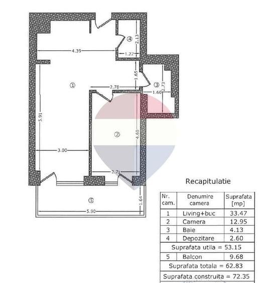 2 camere de inchiriat in ansamblul Marmura Residence / Bucurestii Noi - 8