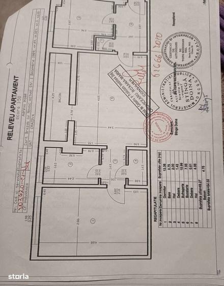 Apartament cu 2 camere semidecomandat în Central