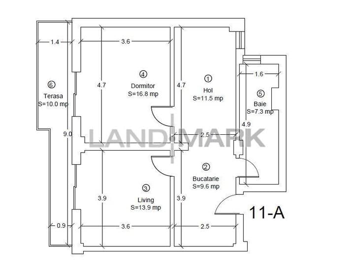 Apartament cu 2 camere decomandat în Ghiroda