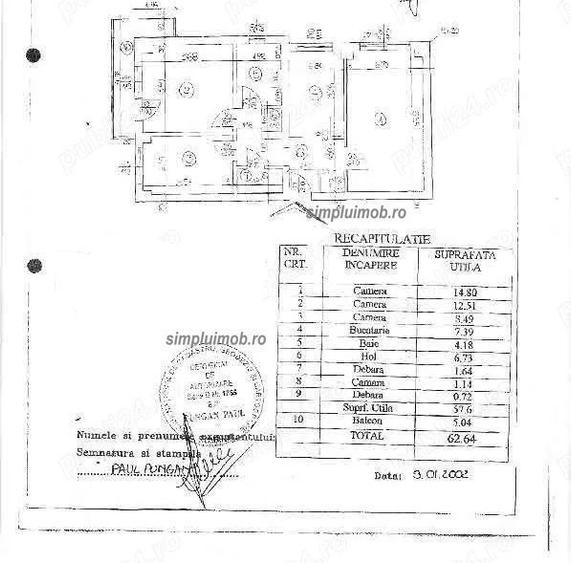 Apartament cu 3 camere în Vitan