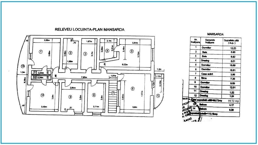 Casă cu 7 camere cu Teren 374 Mp în 1 Mai