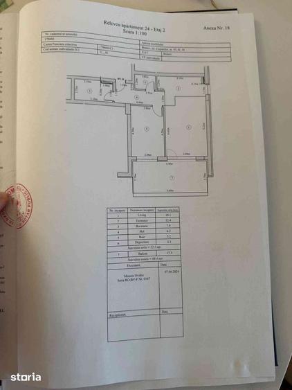 Apartament cu 2 camere în Astra