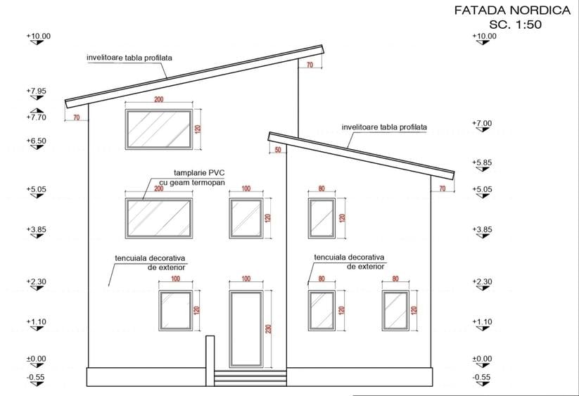 Casă cu 4 camere în Exterior Vest