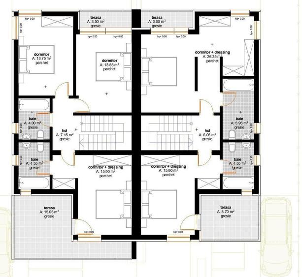 Casă cu 4 camere cu Teren 340 Mp în Central